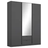 Rauch Möbel ŠATNÍ SKŘÍŇ S OTOČNÝMI DVEŘMI, šedá, 136/197/54 cm