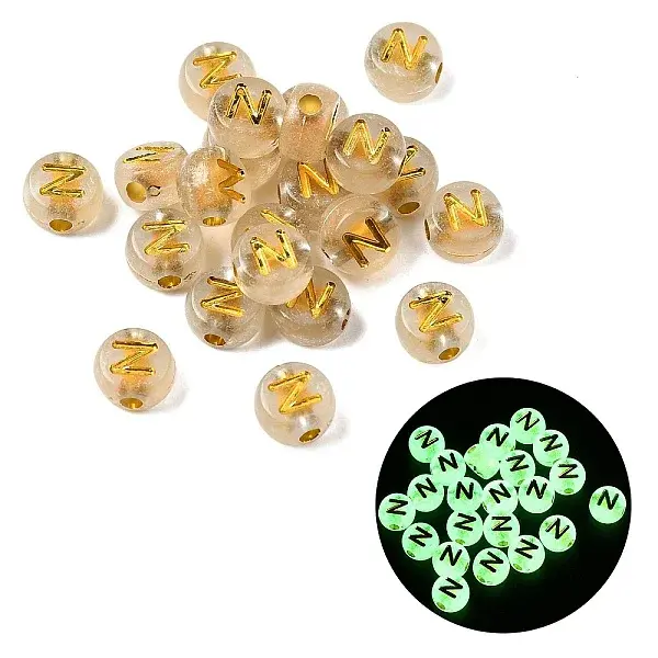 Luminous Transparent Acrylic Beads