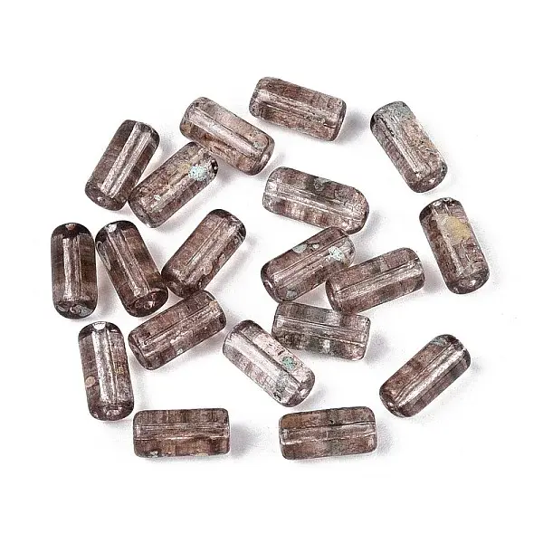 Picasso Transparent Glass Bugle Beads