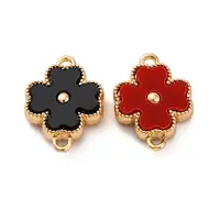 Double Side Color Acrylic Connector Charms
