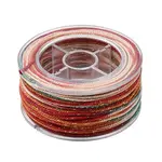 30M Segment Dyed Cotton & Metallic String Threads