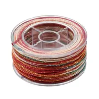 30M Segment Dyed Cotton & Metallic String Threads