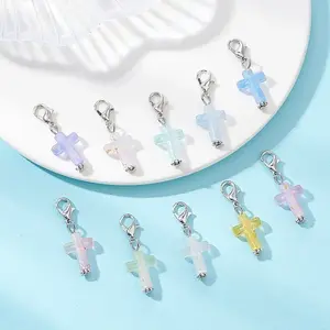 Plastic Cross Pendant Decorations