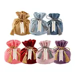 7 Sets 7 Colors Velvet Pouches