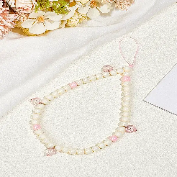 1Pc Acrylic Nylon Rope Mobile Straps