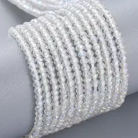 Electroplate Glass Beads Strands