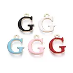Rack Plating Alloy Enamel Pendants