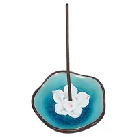 1Pc Lotus Porcelain Incense Burners Holder