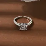 Brass Micro Pave Cubic Zirconia Cuff Open Rings for Women