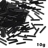 10G Glass Bugle Beads