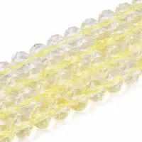 Crackle Transparent Glass Beads Strands