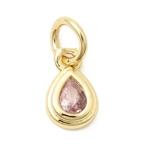 Brass Cubic Zirconia Charms