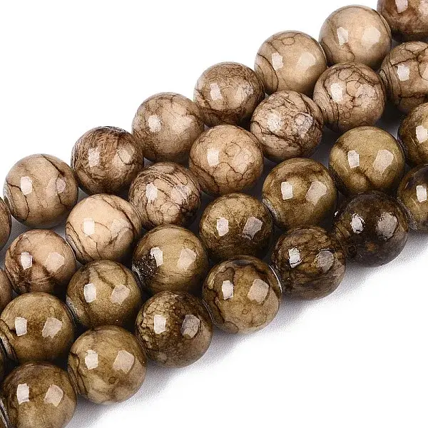 Natural Persian Jade Beads Strands