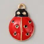 Alloy Enamel Pendant Rhinestone Setting
