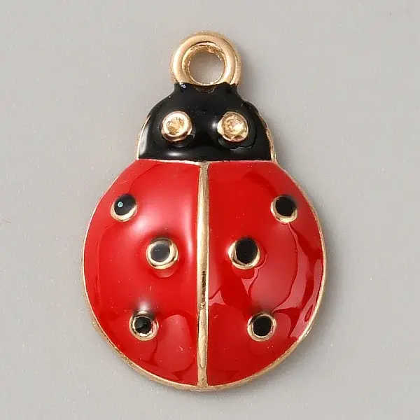 Alloy Enamel Pendant Rhinestone Setting