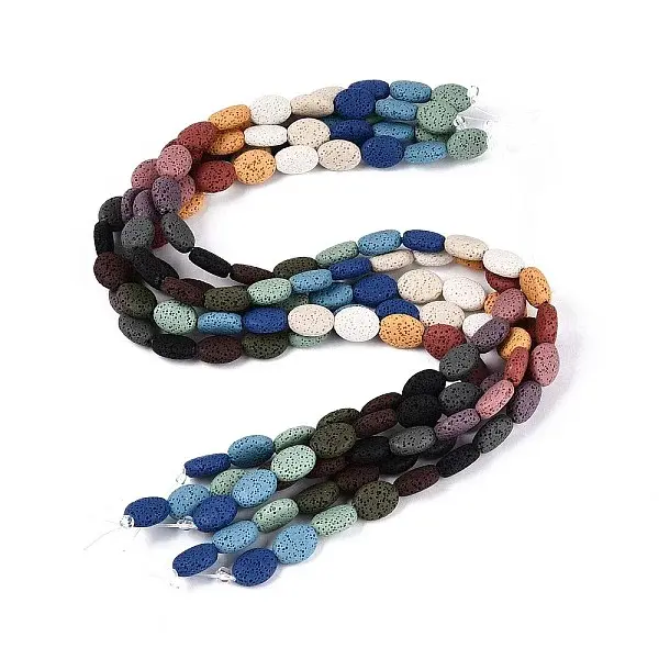 Natural Lava Rock Beads Strands