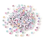 White Opaque Acrylic Beads