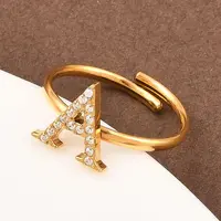 304 Stainless Steel Micro Pave Cubic Zirconia Cuff Open Rings