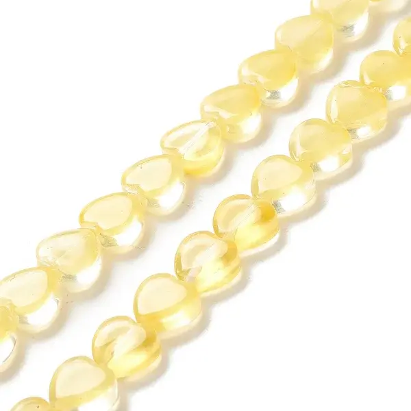 Transparent Glass Beads Strand