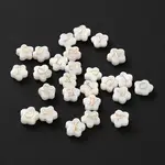 26Pcs 26 Styles Natural White Shell Flower Beads