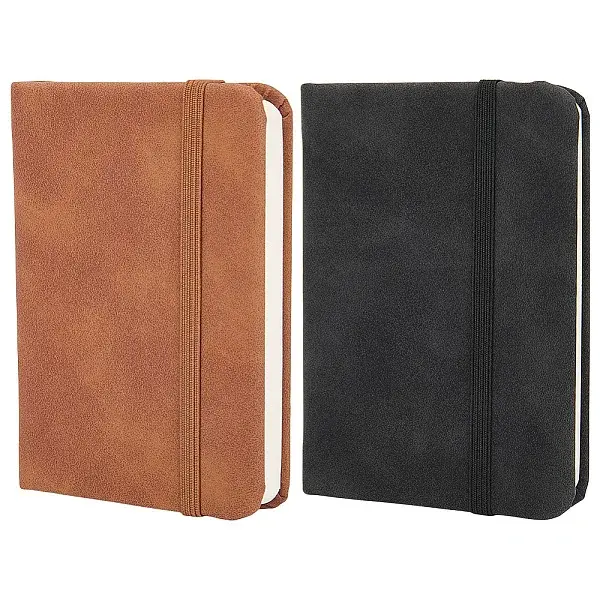 2Pcs 2 Colors Rectangle Paper Notebook