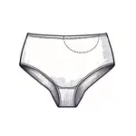 NIKA INTIMA Stomia nohavičky dámske so skrytým vreckom čierne - Veľkosť S - pravý