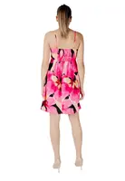 Květinové mini šaty s ramínky