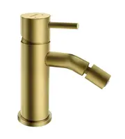 Novaservis Ferro Ciriculus - Bidetová baterie s výpustí, kartáčované zlato BCK6BG