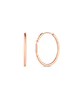 Kruhové náušnice Yetta Rose Gold