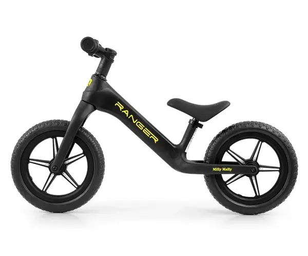 Milly Mally Dětské odstrkovadlo/kolo Ranger Flash svítící disky - černý
