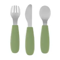 Petite&Mars Take&Match Stainless Steel Cutlery Set příbor pro děti Sweet Pea 12m+ 3 ks