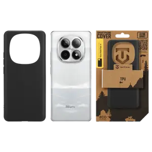 Zadní kryt Tactical TPU pro Xiaomi Redmi Note 15 5G, černá