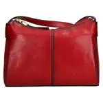Kožená dámská crosbody kabelka Katana Mauric - červená