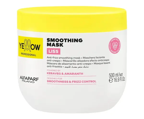 Maska pro uhlazení vlasů Yellow Professional Liss Smoothing Mask - 500 ml + dárek zdarma