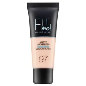 Maybelline Fit Me! Foundation Matte + Poreless tekutý make-up so zmatňujúcim účinkom 097 Natural Porcelain 30 ml