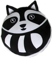 Černobílý polštářek mýval