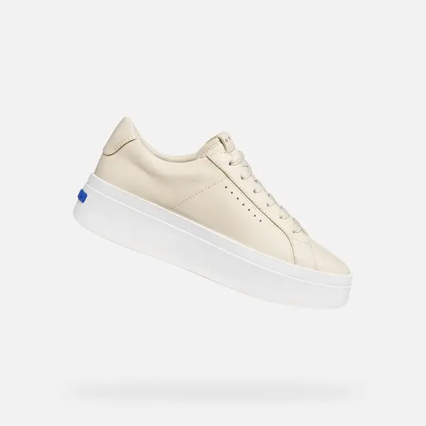 Béžové dámske tenisky Geox Gxcp-03