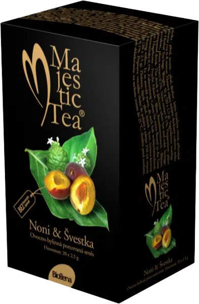 BIOGENA Majestic Tea Noni+Švestka 20 x 2.5 g