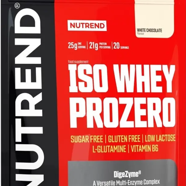 NUTREND ISO Whey prozero bílá čokoláda 500 g