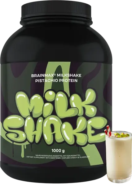 BRAINMAX Milkshake Protein Pistácie 1000 g