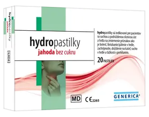 GENERICA hydropastilky jahoda bez cukru 20 pastilek