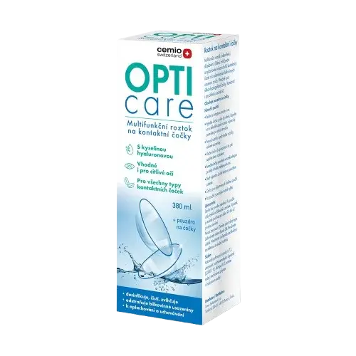 CEMIO OPTIcare, multifunkční roztok na kontaktní čočky 380 ml