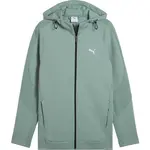 Puma EVOSTRIPE FULL ZIP HOODIE Pánská mikina, světle zelená, velikost