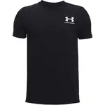 Under Armour SPORTSTYLE LEFT CHEST Chlapecké tričko s krátkým rukávem, černá, velikost M
