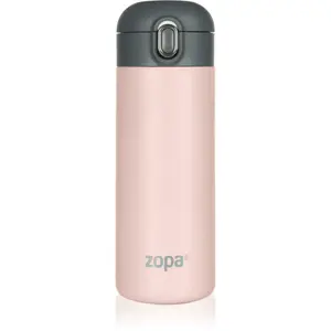 Zopa Thermo Bottle termoska s rúrkou Candy Pink 400 ml