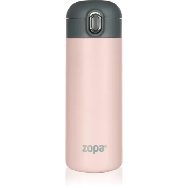 Zopa Thermo Bottle termoska s rúrkou Candy Pink 400 ml