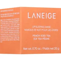 LANEIGE Lip Sleeping Mask nočná regeneračná maska na pery odtieň Peach Iced Tea 20 g