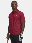 Pánské tričko Under Armour UA T2G Printed Polo-RED - Pánské