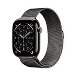 Apple Watch 11 46 mm titan, milánský řemínek S/M chytré hodinky