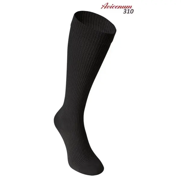 AVICENUM 310 DEN podkolienky zdravotný lem čierne - 9999 - Veľkosť 36-38